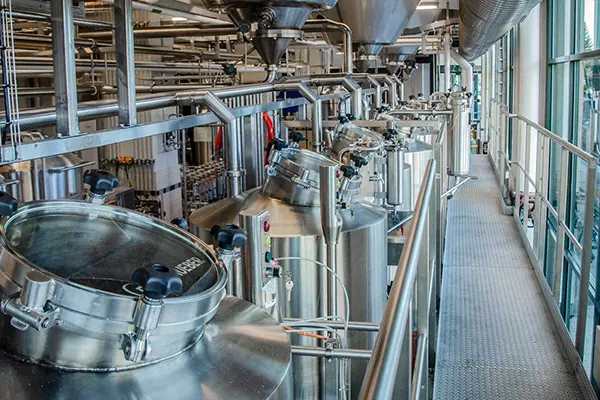 Boiler system for brewing industry