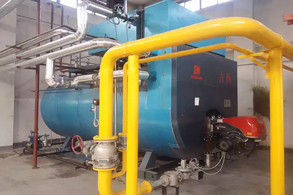 Triple pass oil boiler