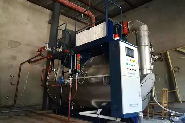 Oil heating boiler