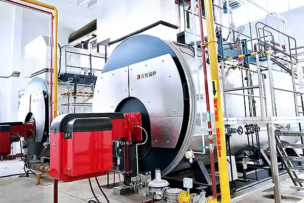 Gas fired hot water boiler