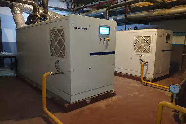 natural gas boiler heating system
