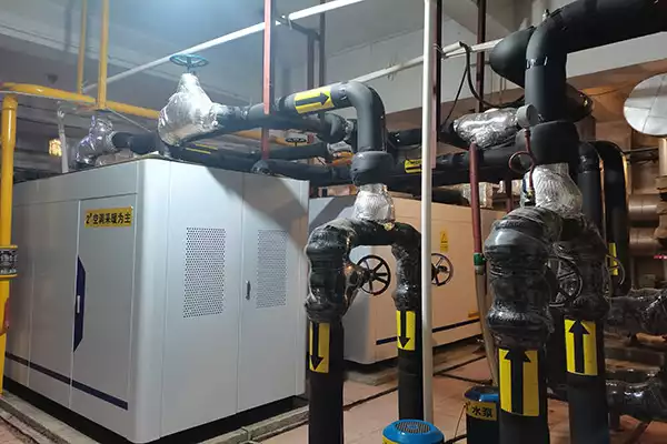 Gas boiler heating system